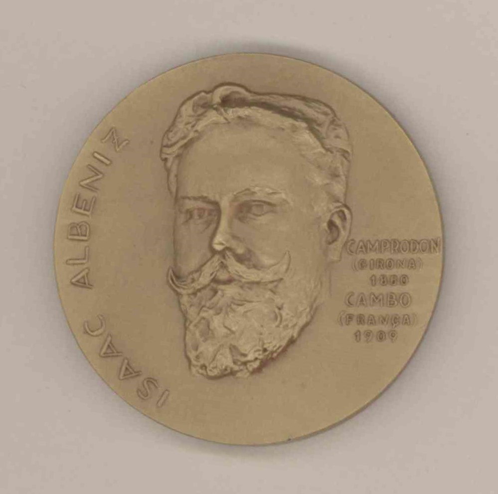 Albeniz, Isaac - Bronze Medallion